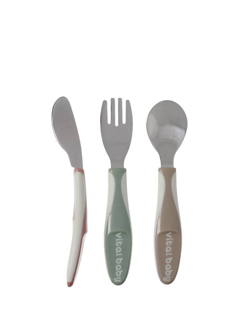 Vital Baby Big Kid Cutlery Set, Pack of 3