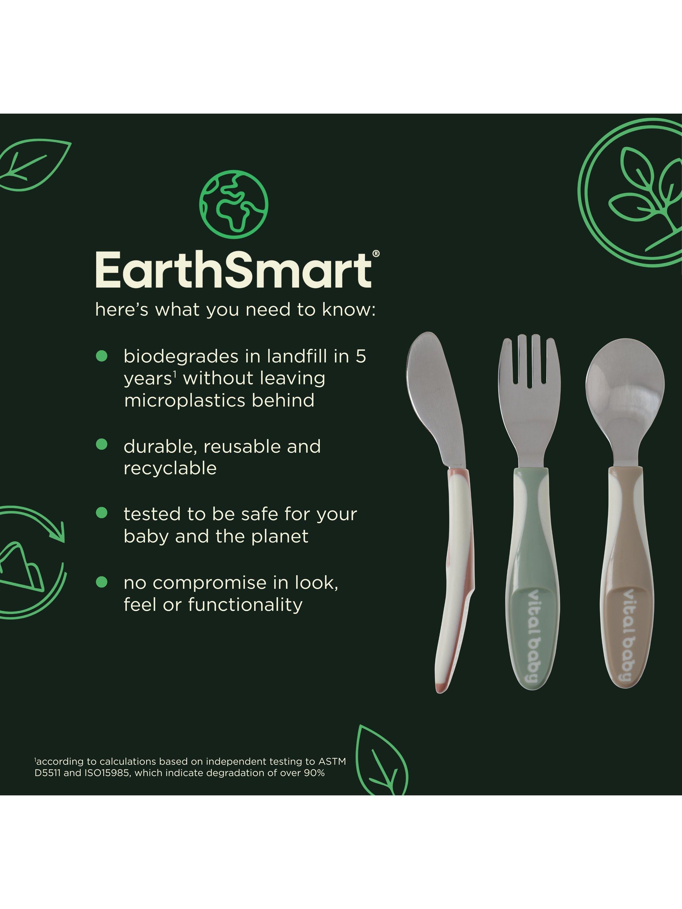 Vital Baby Nourish Big Kid Cutlery set Pack of 3 (British brand)