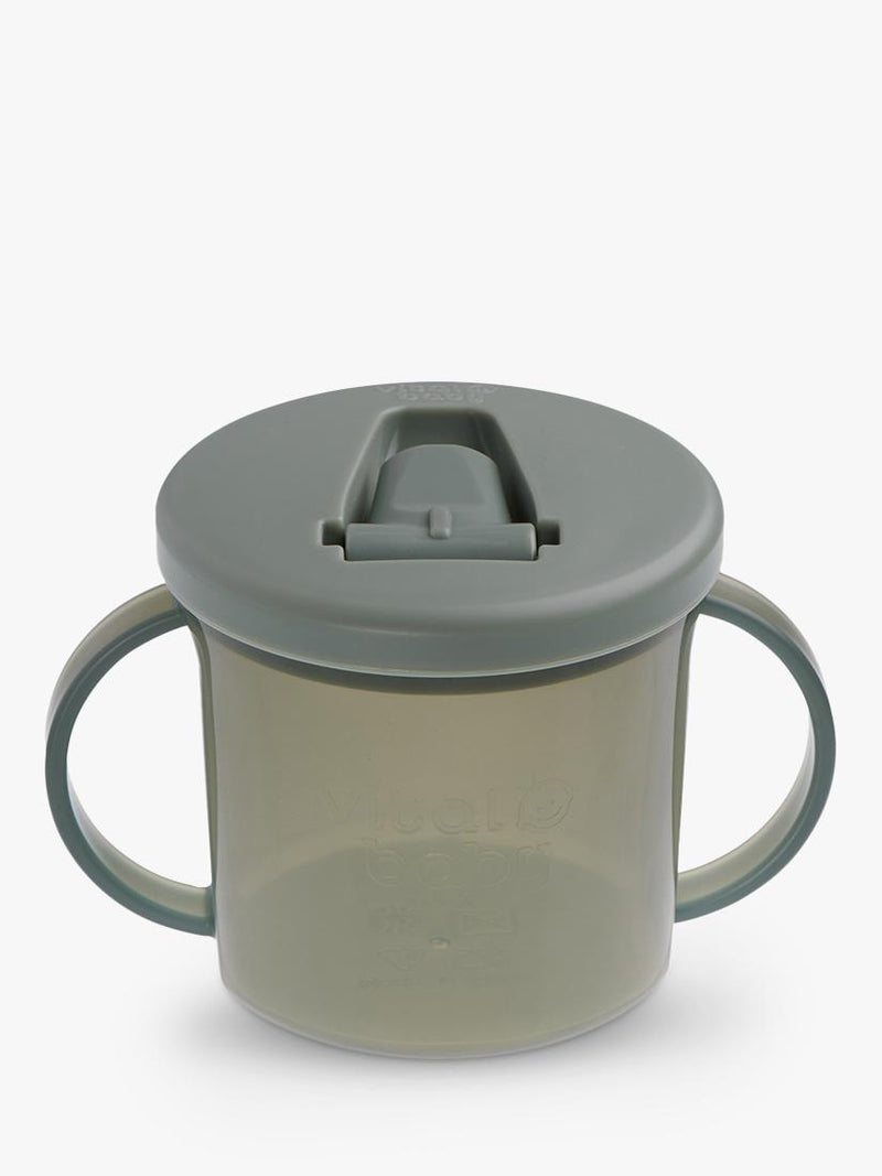 Vital Baby free flow baby cup 200ml in Natural Moss (British brand)