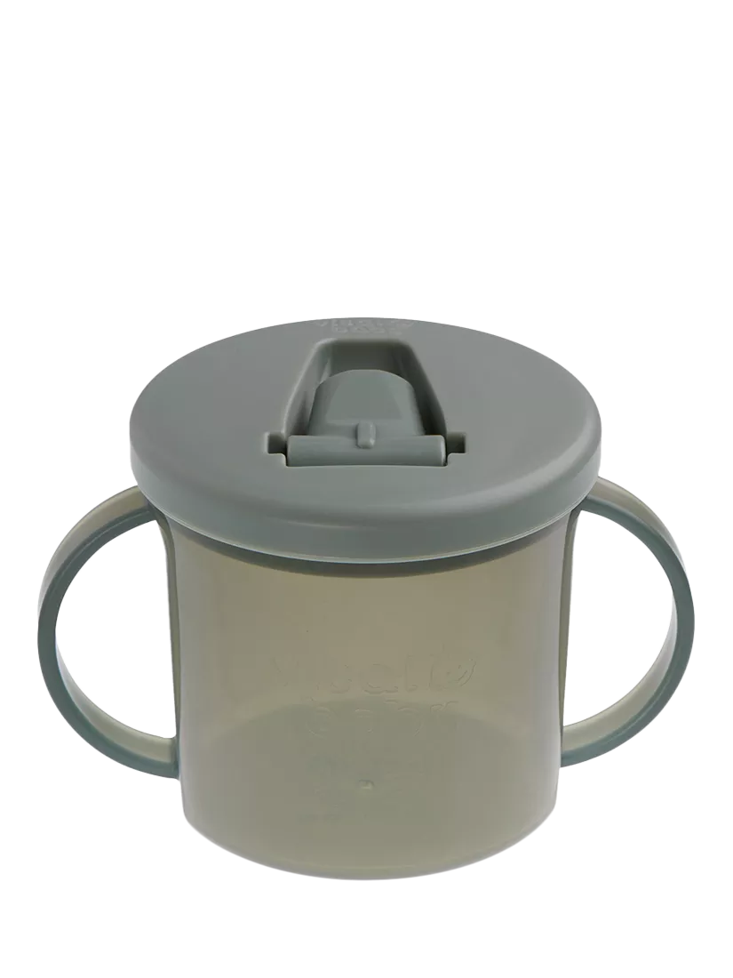 Vital Baby free flow baby cup 200ml in Natural Moss (British brand)