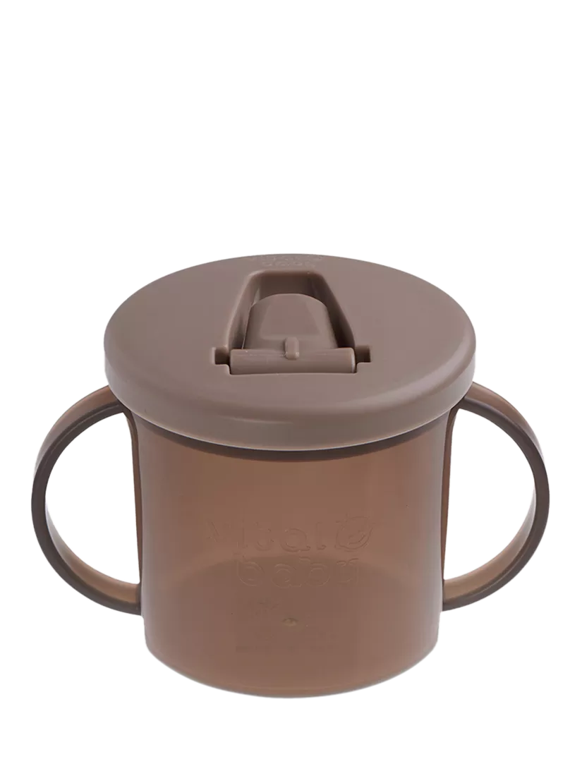 Vital Baby free flow cup in Natural Stone color, 200ml (British brand)