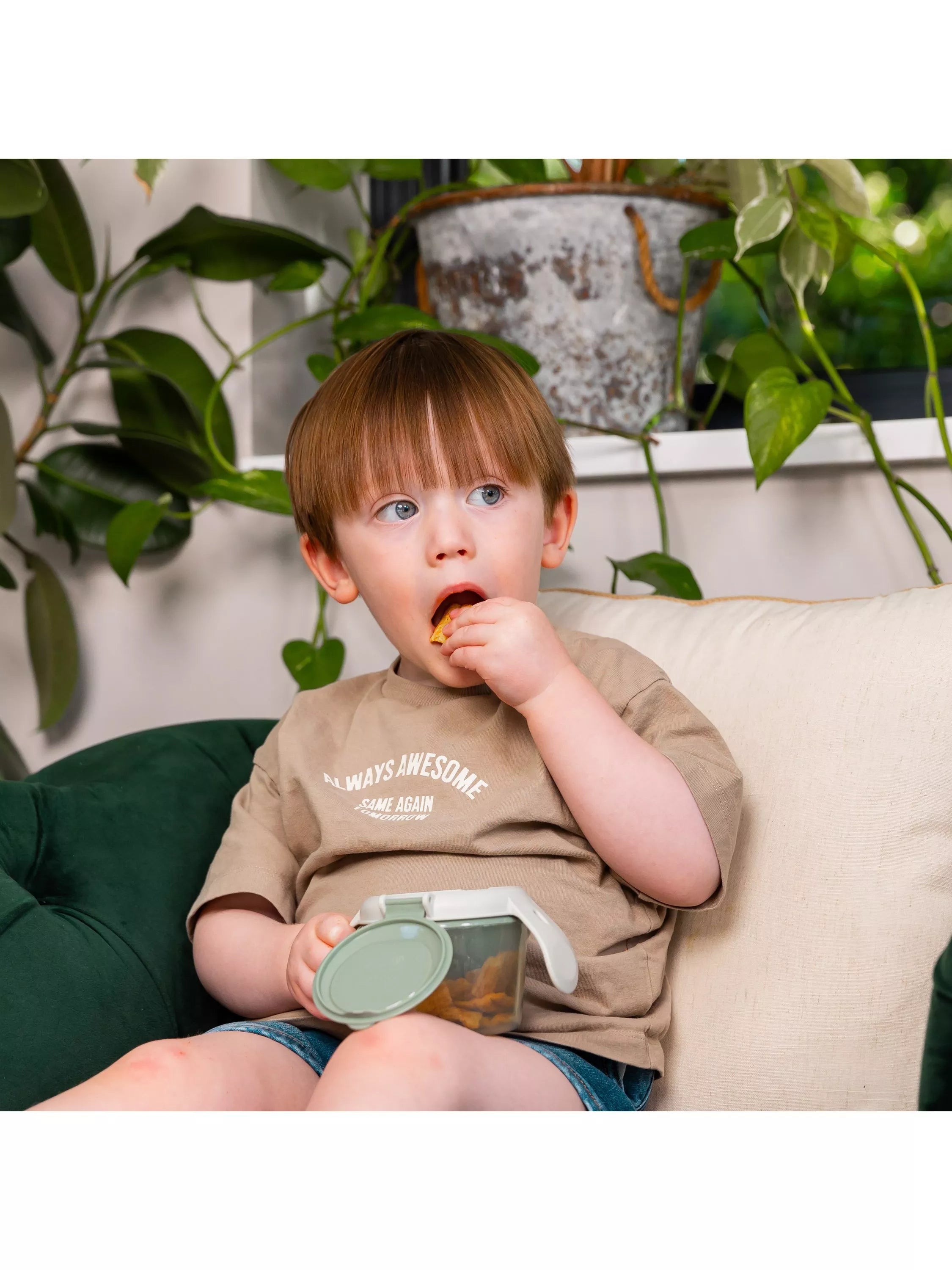 Vital Baby Nourish Snack On The Go container, imported from the UK