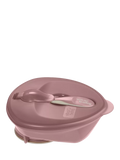 Vital Baby power suction bowl in natural berry for toddler feeding (British brand)