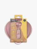 Vital Baby power suction bowl in natural berry for toddler feeding (British brand)