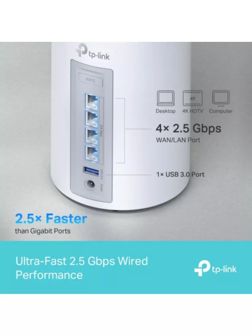 TP-Link Deco BE65 mesh Wi-Fi system 3-pack - British product