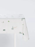 John Lewis X Deliciously Ella cotton tablecloth white 250x160cm, imported from the UK