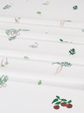 John Lewis X Deliciously Ella cotton tablecloth white 250x160cm, imported from the UK