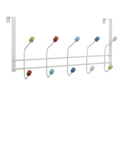 John Lewis John Lewis Over the Door Hook Rack, Multi- Buy online at McGrocer