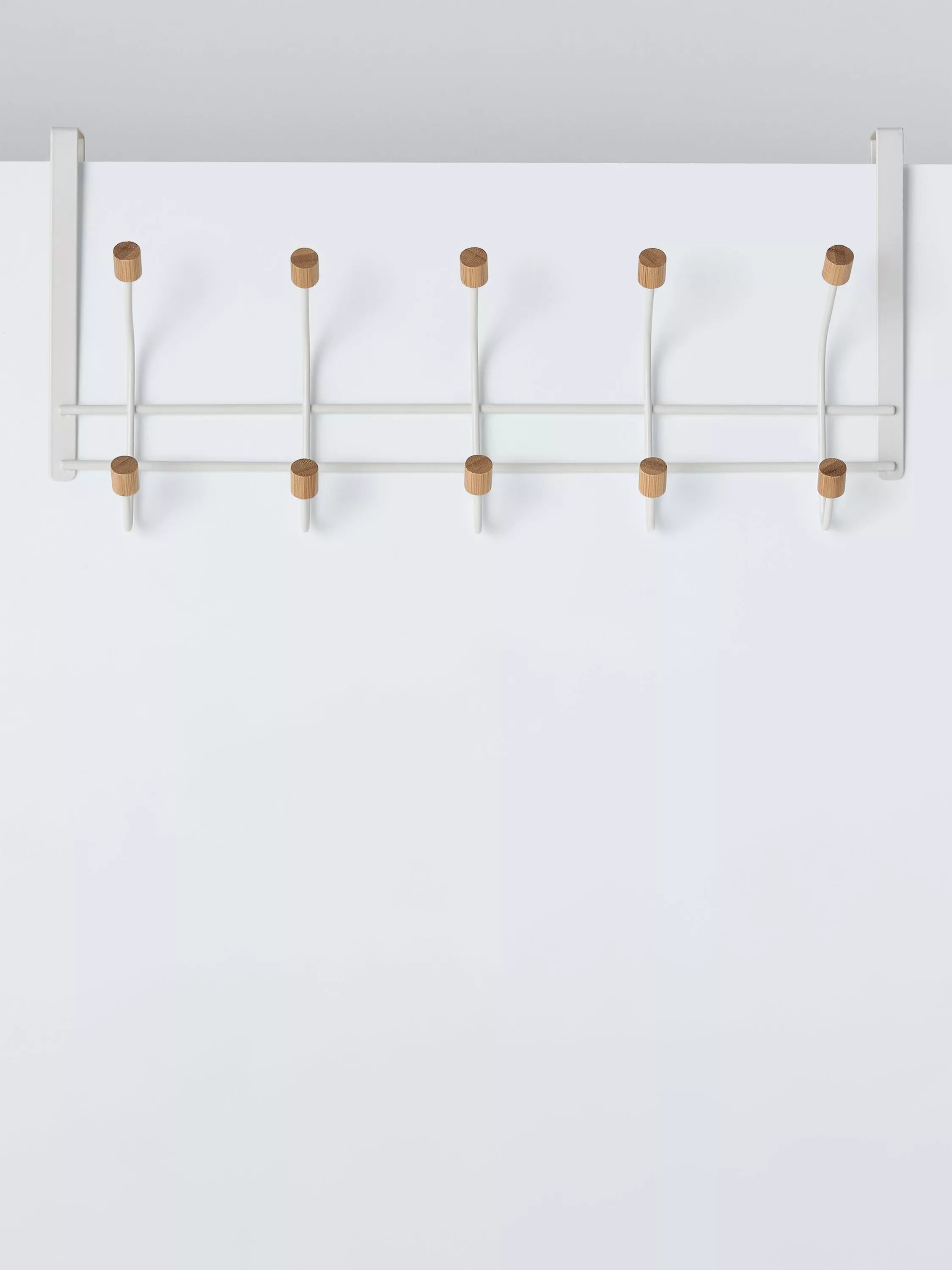 John Lewis white over-door 5 hook set, UK version
