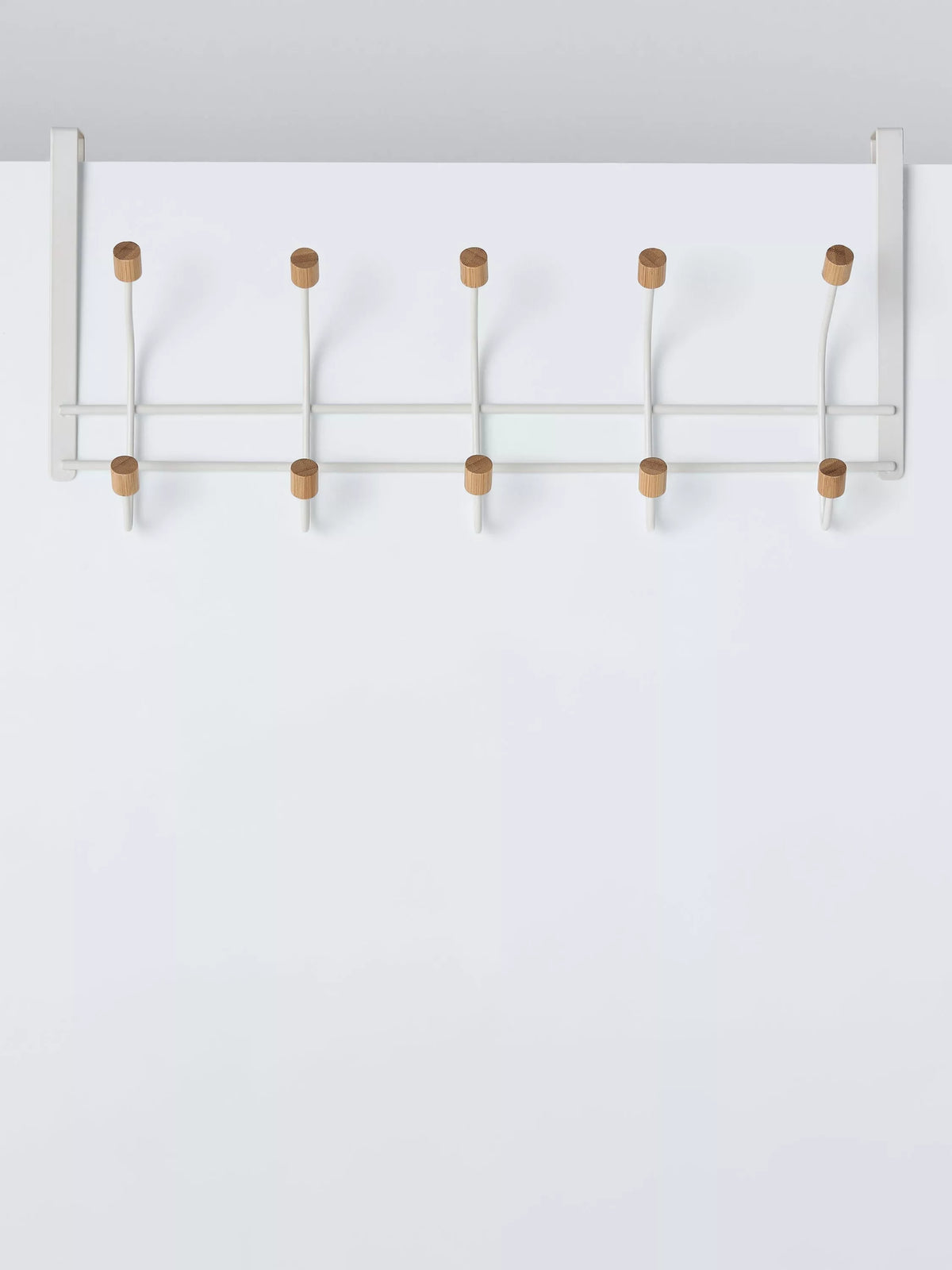 John Lewis white over-door 5 hook set, UK version