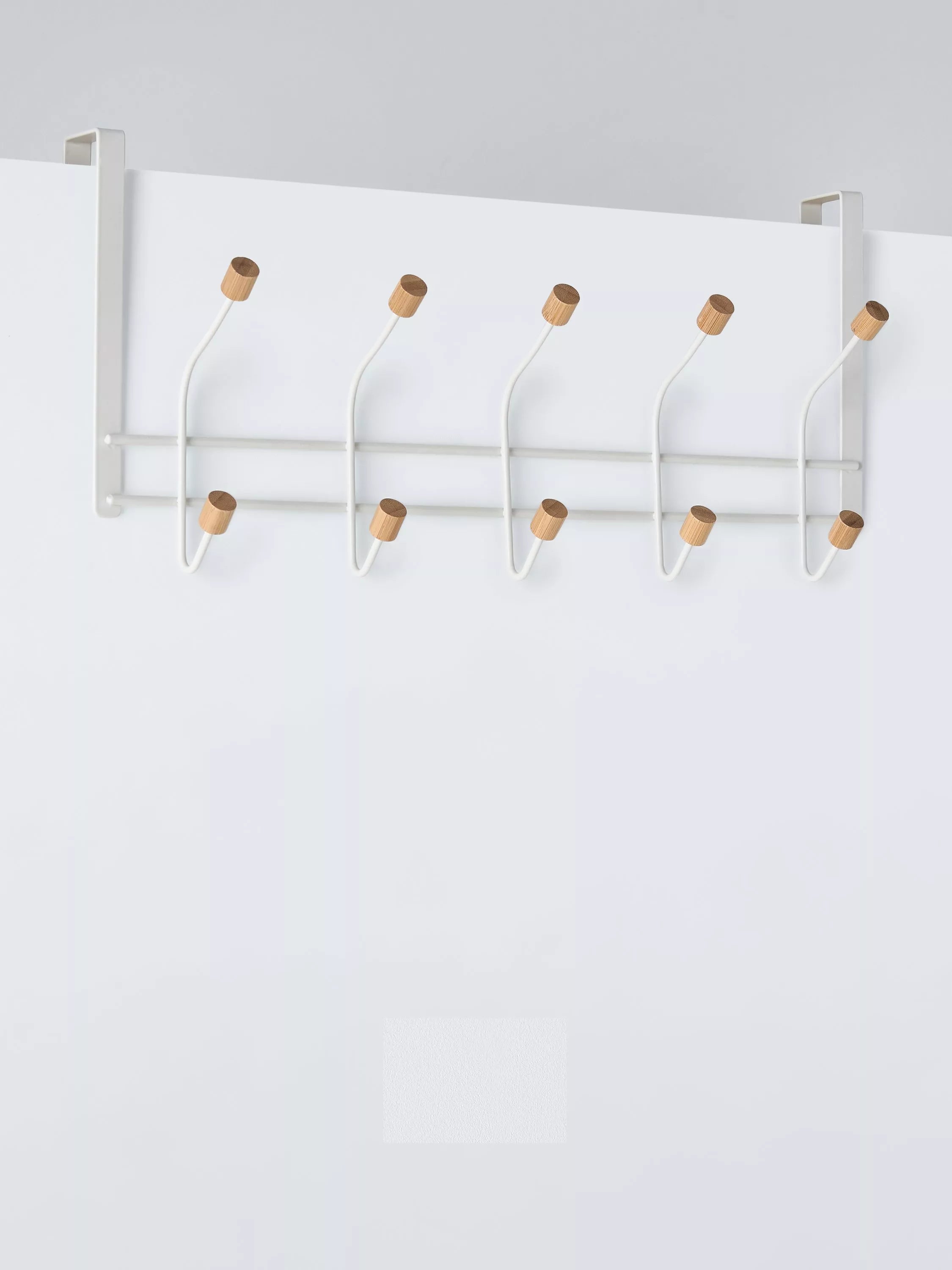 John Lewis white over-door 5 hook set, UK version