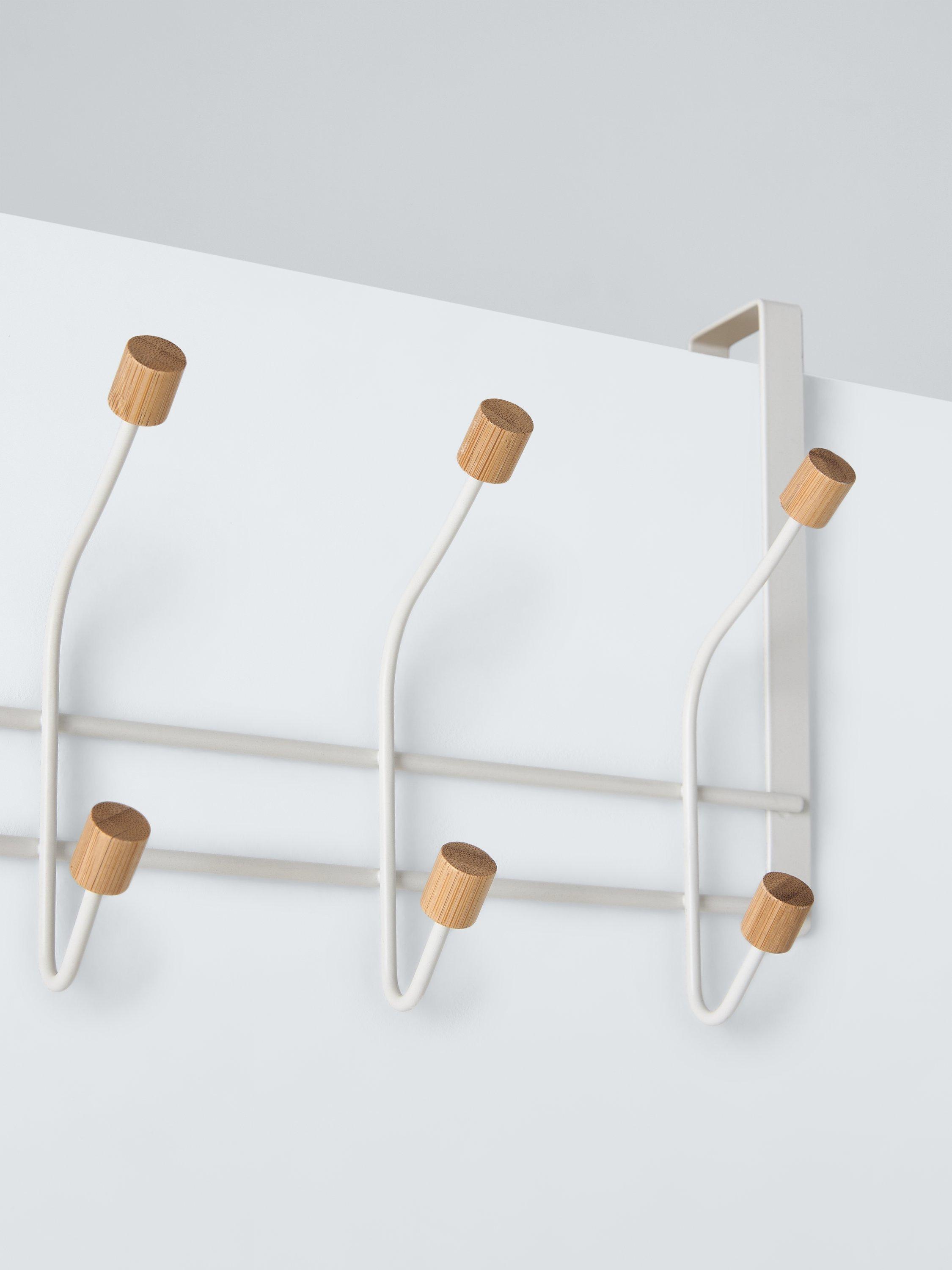 John Lewis white over-door 5 hook set, UK version