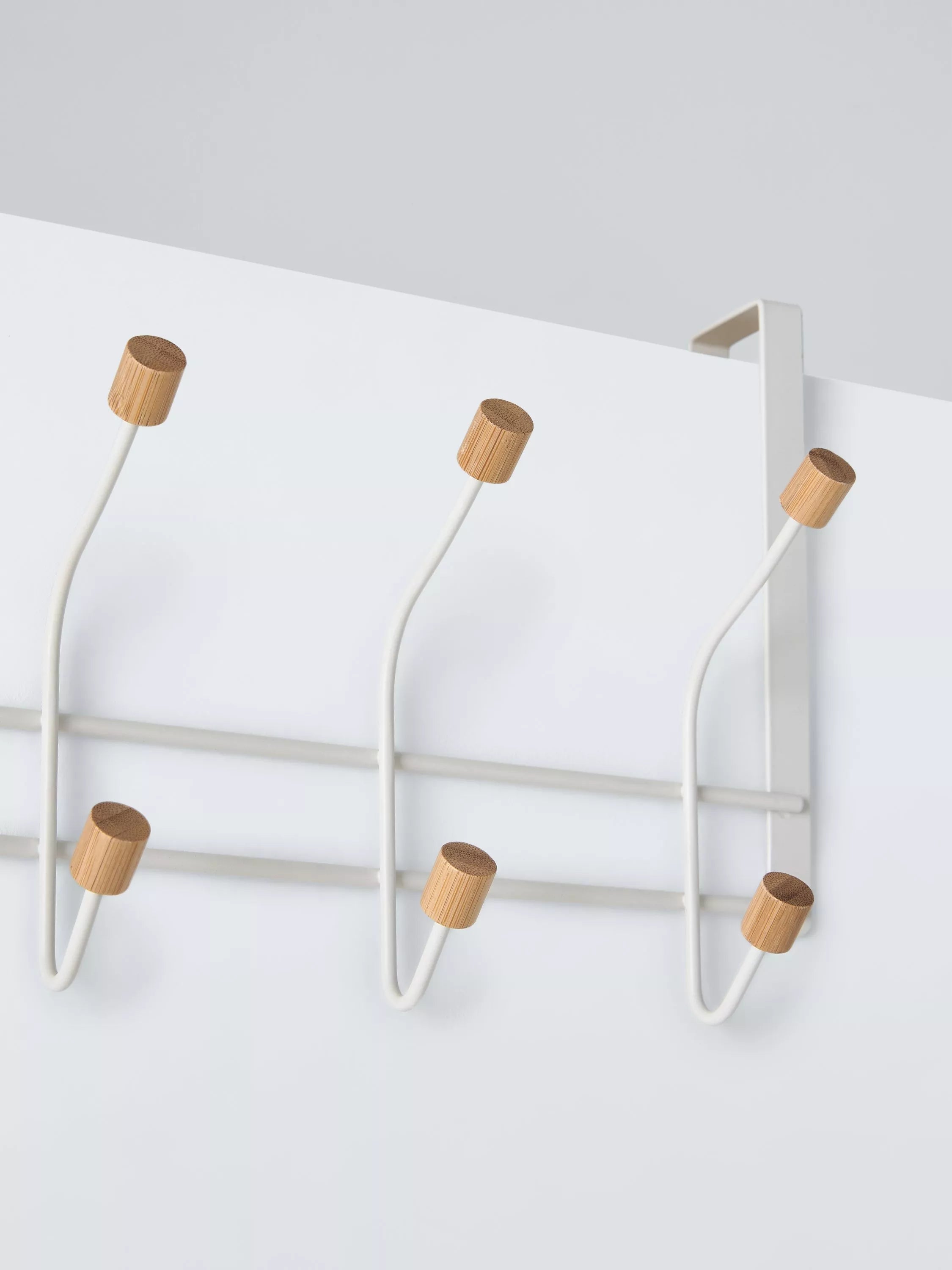John Lewis white over-door 5 hook set, UK version