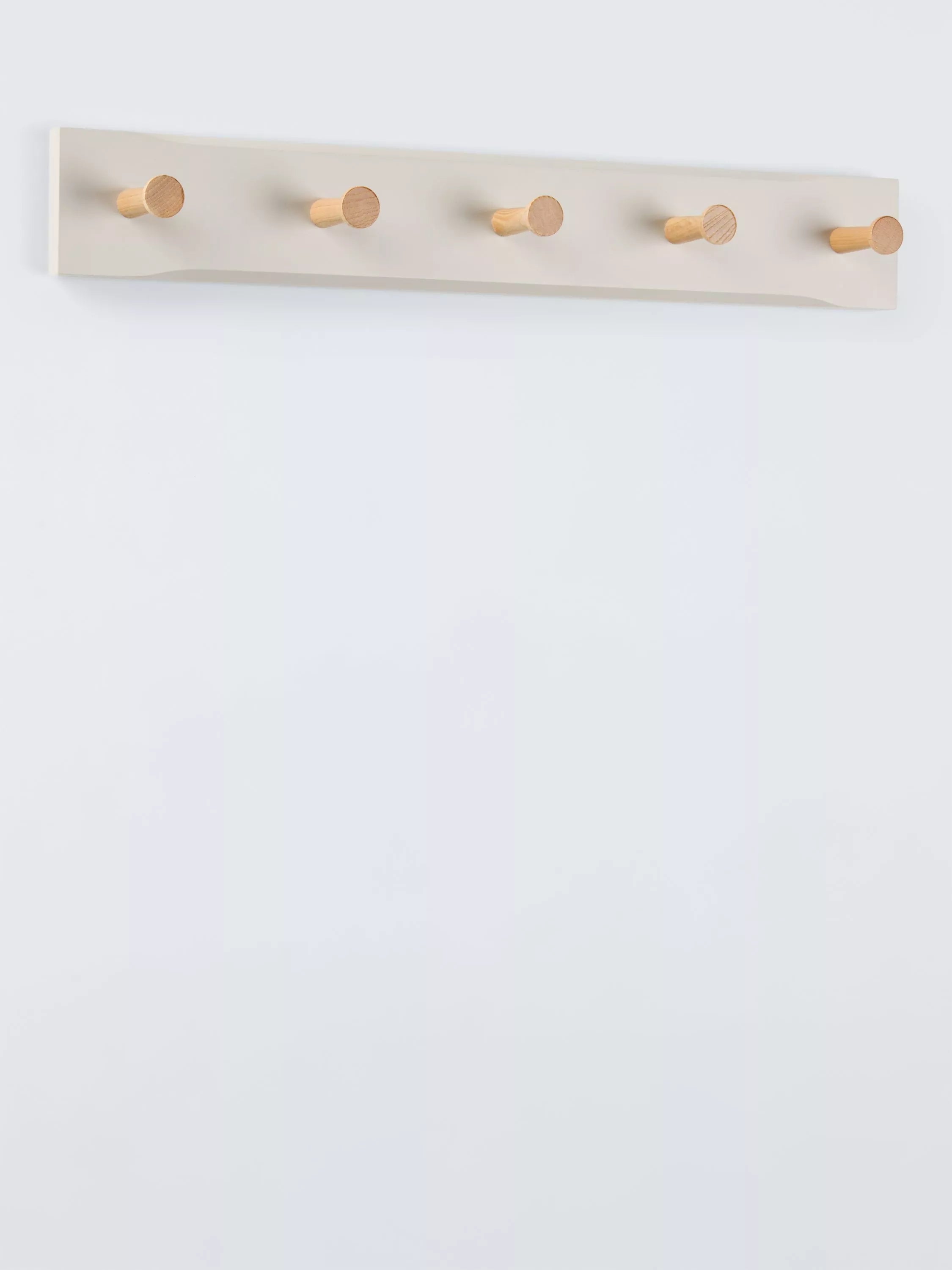 John Lewis Shaker 5 Hook Hanging Rack FSC ash wood (British brand)
