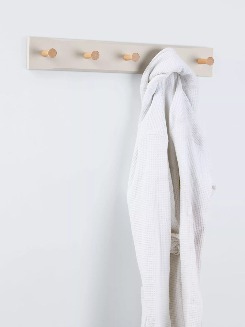John Lewis Shaker 5 Hook Hanging Rack FSC ash wood (British brand)