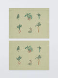John Lewis x Deliciously Ella cotton placemats green (British brand)