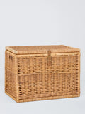 John Lewis large woven willow trunk with leather strap (British brand)