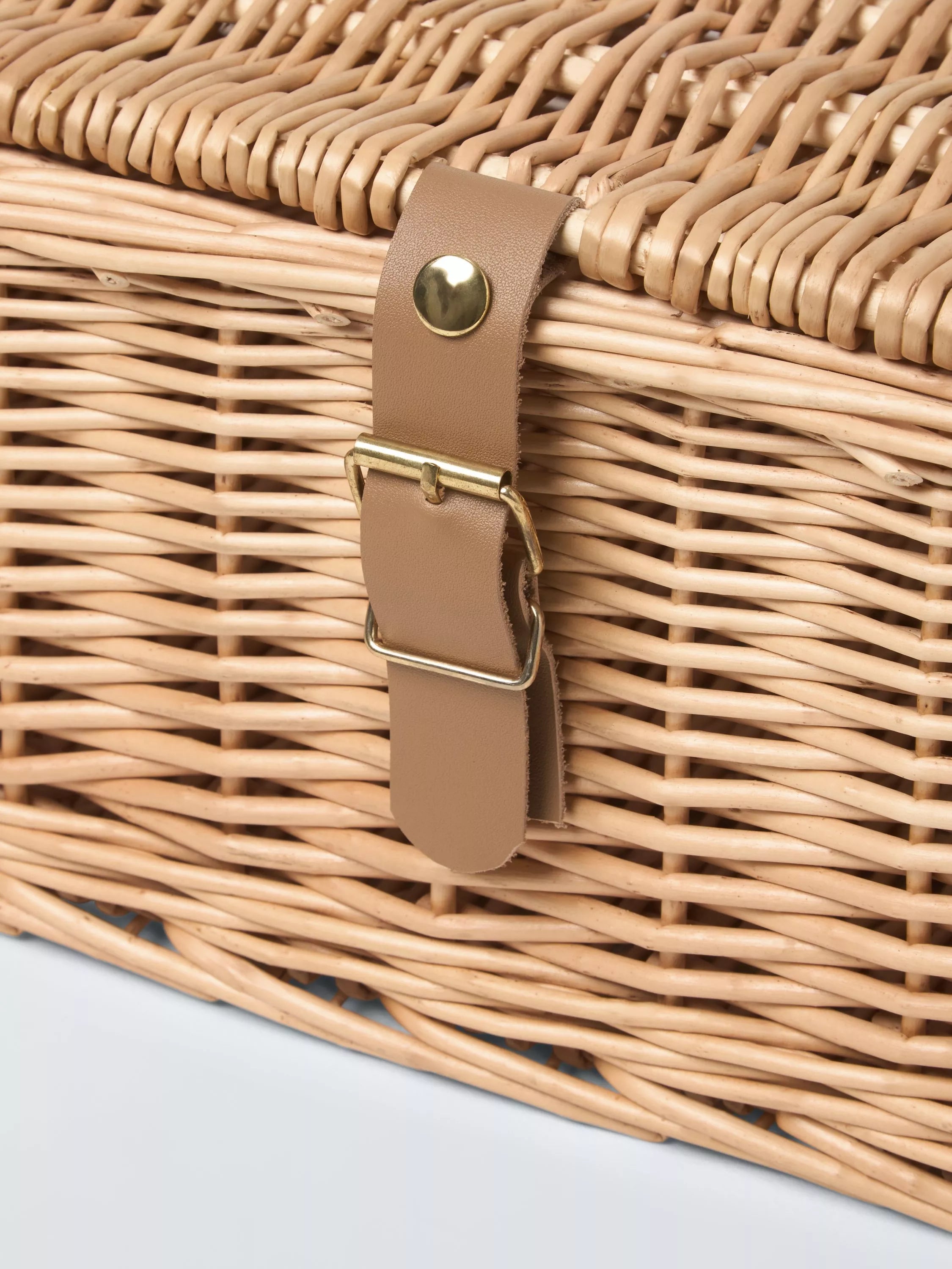John Lewis underbed willow storage basket Natural 75x18x45cm (British brand)
