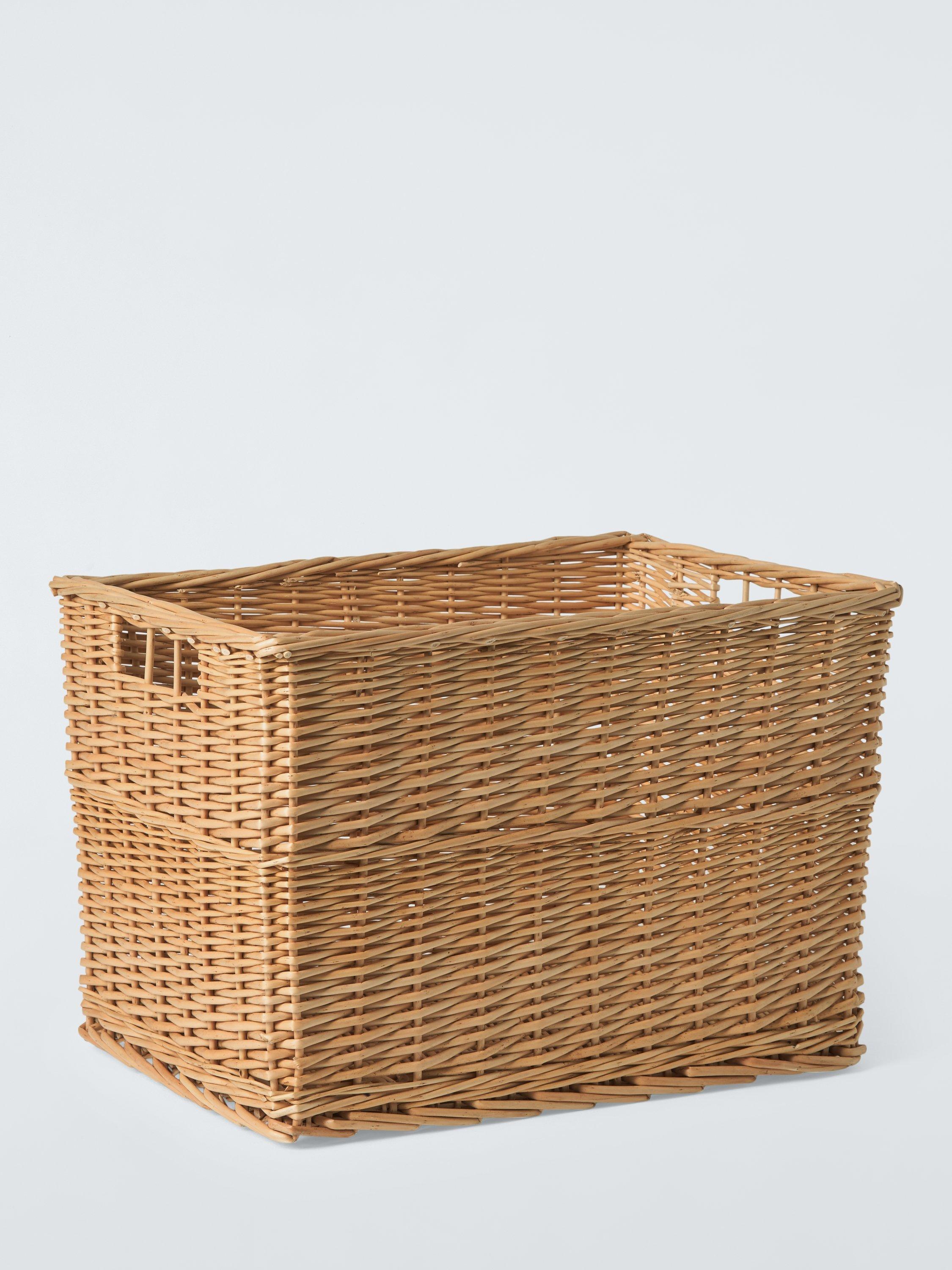 John Lewis willow log basket Light Natural, UK version