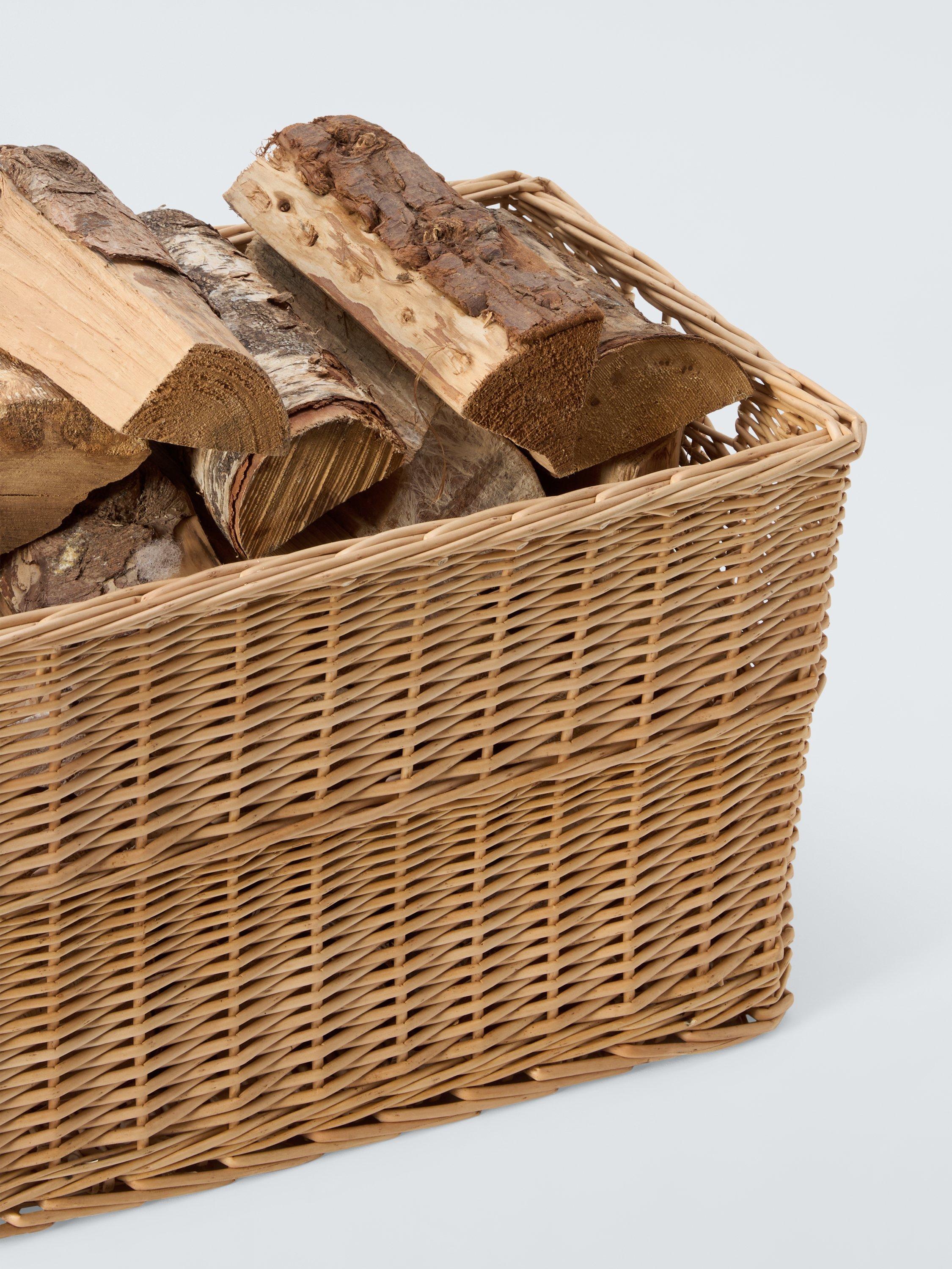 John Lewis willow log basket Light Natural, UK version