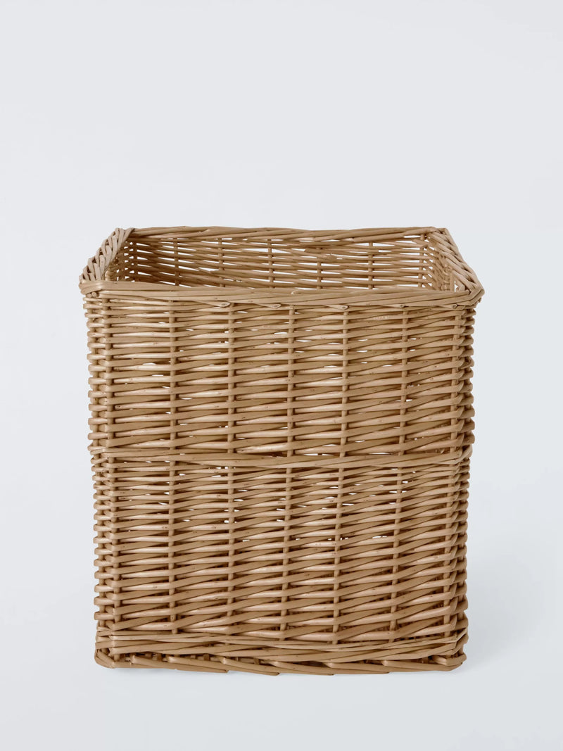 John Lewis light natural large woven willow basket, UK version