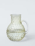 John Lewis Bubble Glass Jug 2L Green - British product
