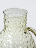 John Lewis Bubble Glass Jug 2L Green - British product