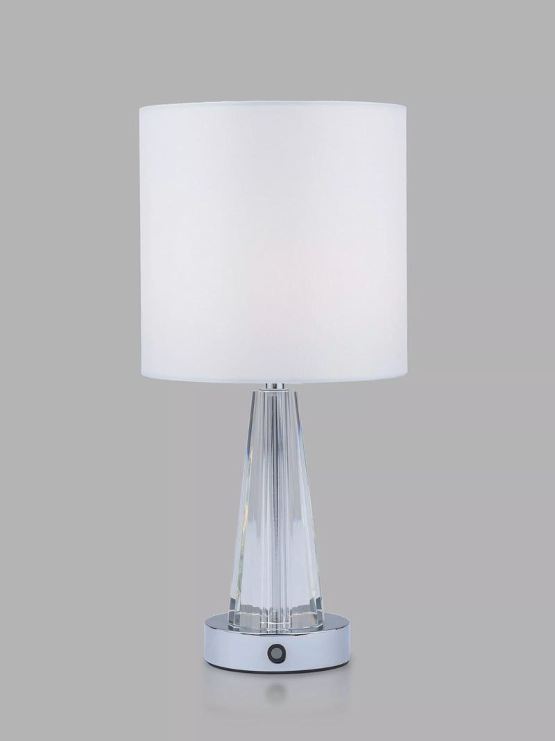 Laura Ashley rechargeable table lamp clear, imported from the UK