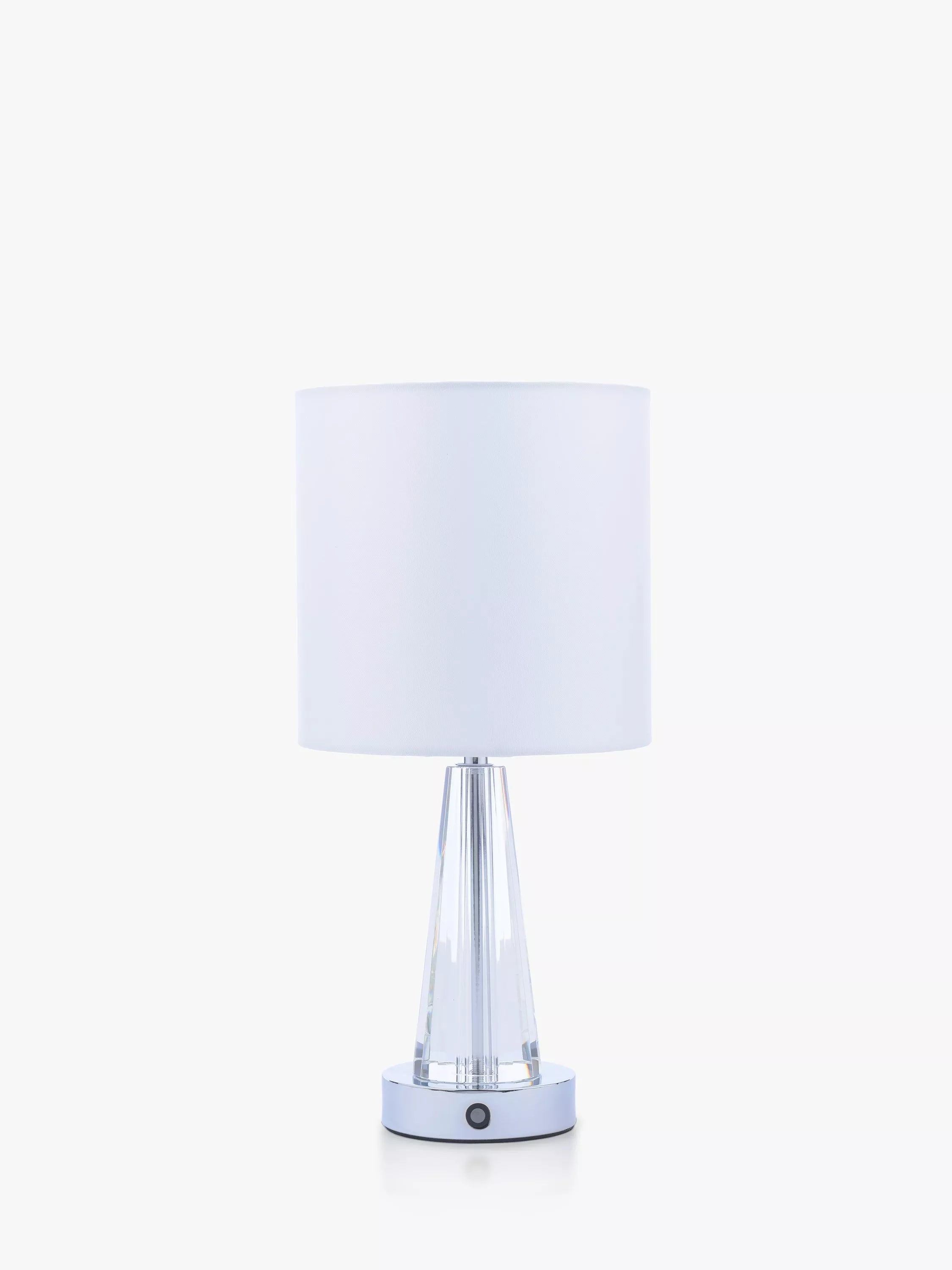 Laura Ashley rechargeable table lamp clear, imported from the UK