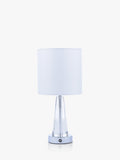 Laura Ashley rechargeable table lamp clear, imported from the UK