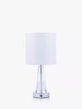 Laura Ashley rechargeable table lamp clear, imported from the UK