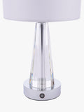 Laura Ashley rechargeable table lamp clear, imported from the UK