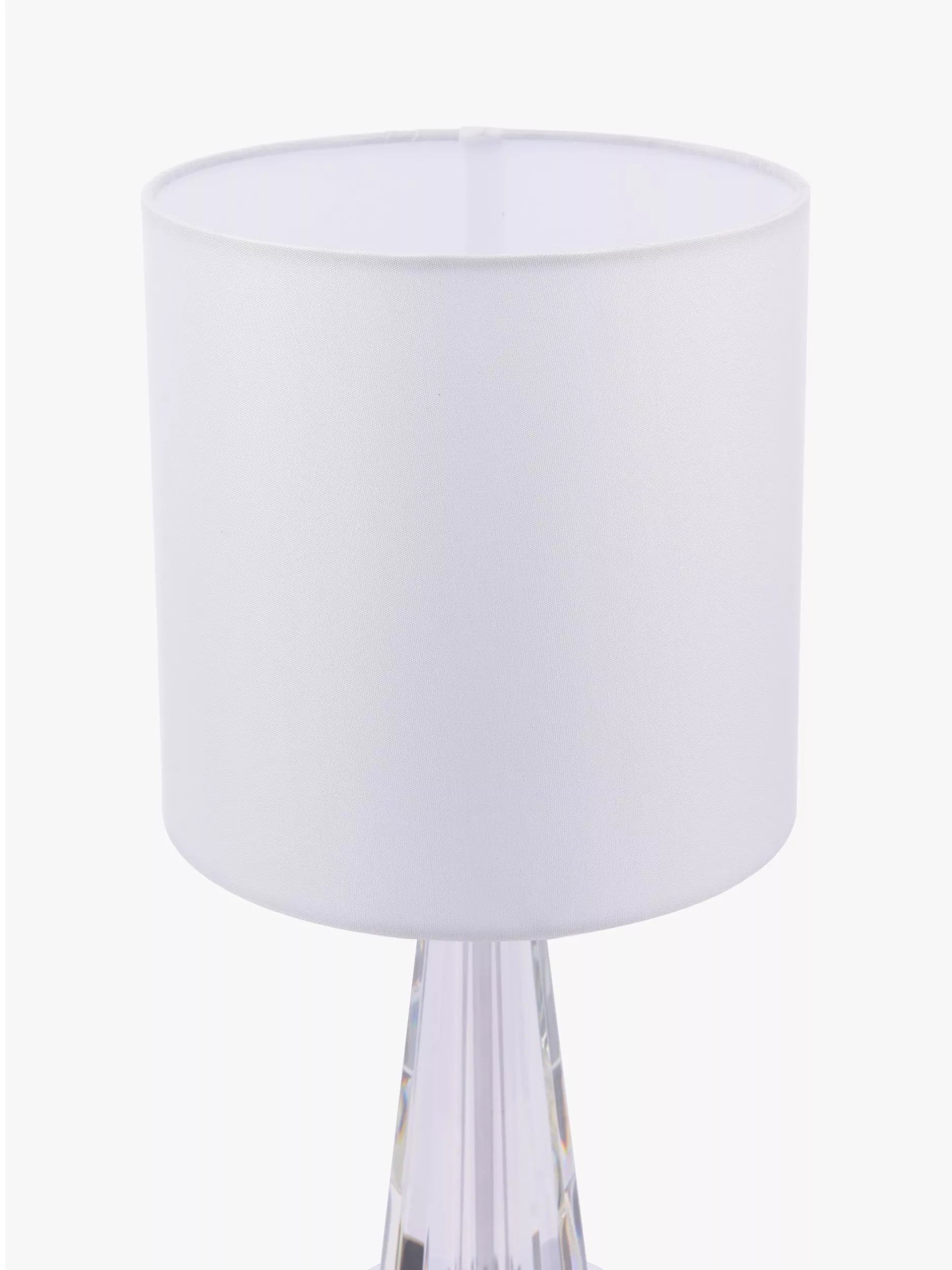 Laura Ashley rechargeable table lamp clear, imported from the UK