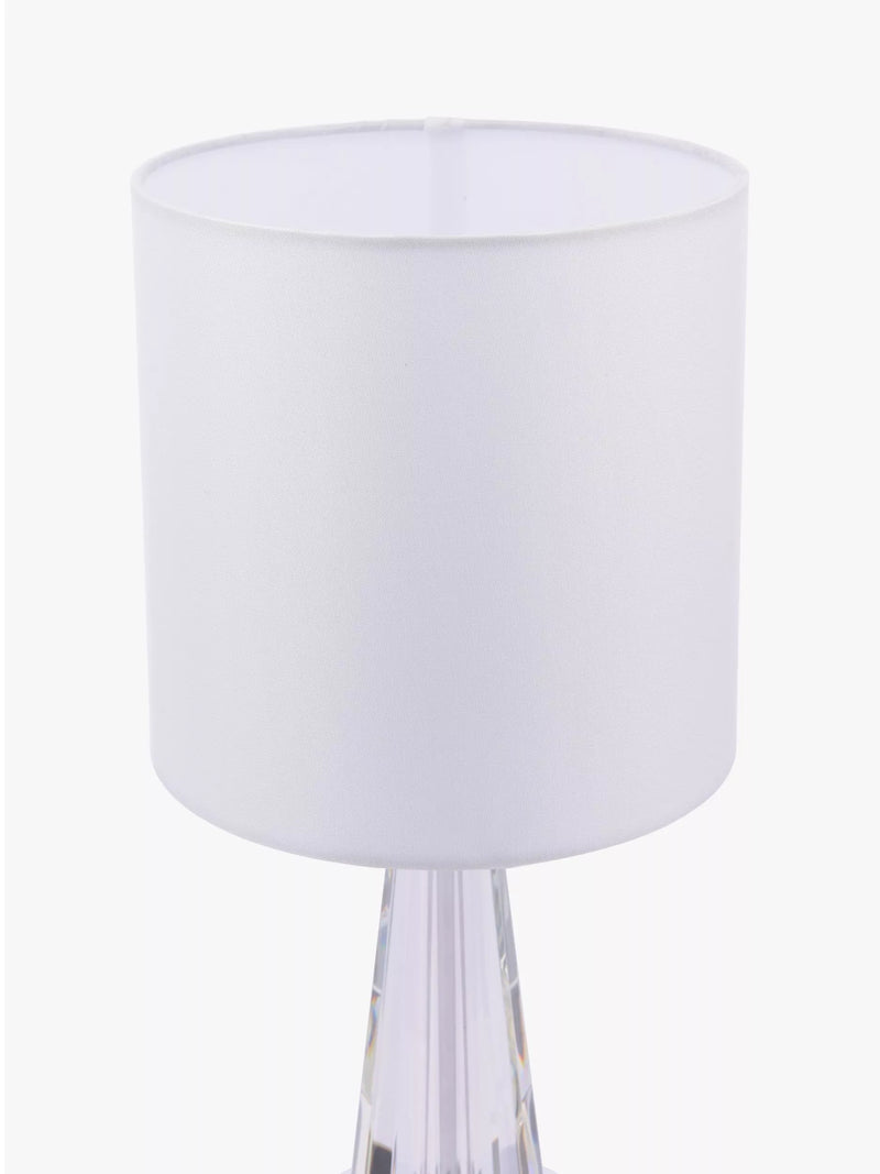 Laura Ashley rechargeable table lamp clear, imported from the UK