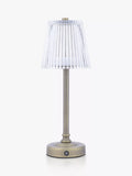 Laura Ashley rechargeable table lamp antique brass 35cm (British brand)