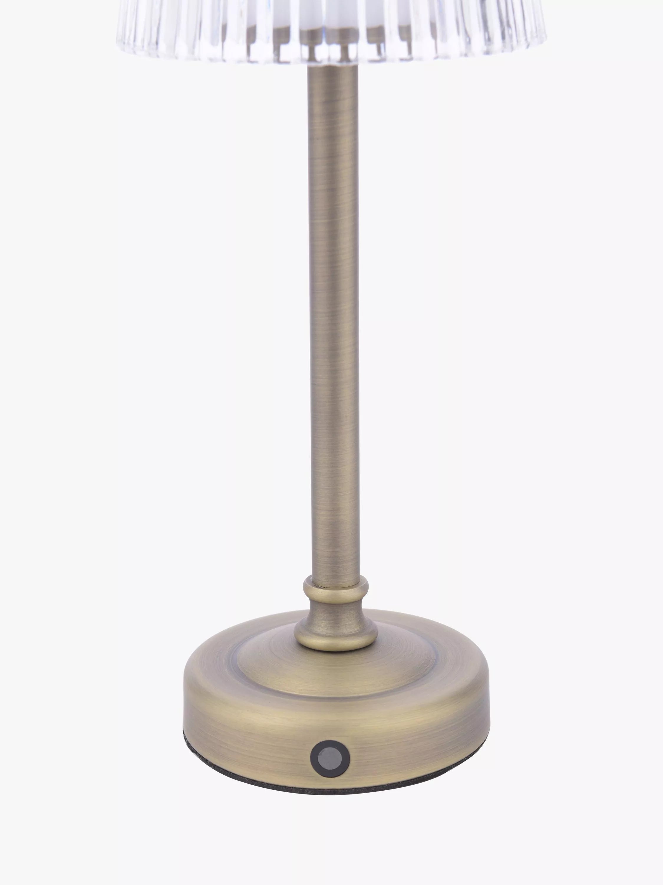 Laura Ashley rechargeable table lamp antique brass 35cm (British brand)