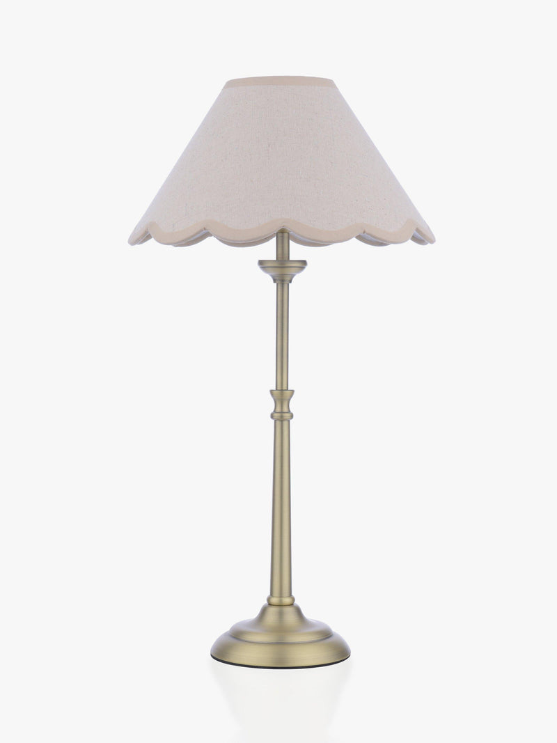 Laura Ashley Cordwell Muschel-Tischlampe (Britische Marke)