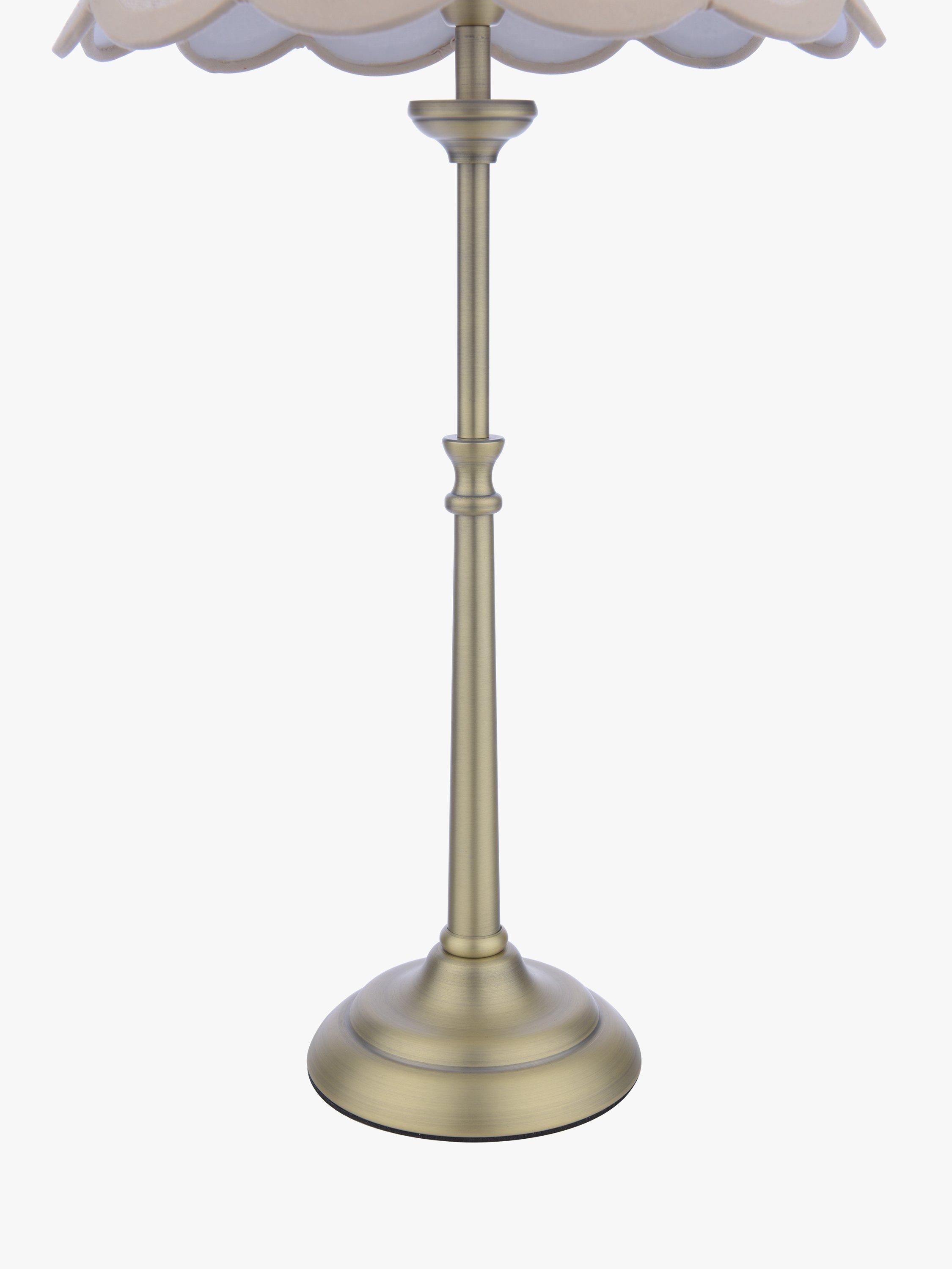 Laura Ashley Cordwell Muschel-Tischlampe (Britische Marke)