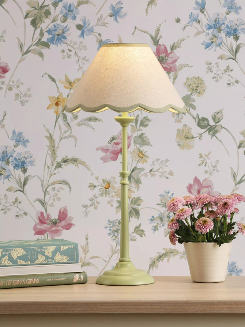 Laura Ashley Cordwell Muschel-Tischlampe