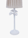 Laura Ashley Eleni table lamp white floral pleated shade (British brand)