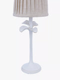 Laura Ashley Eleni table lamp white floral pleated shade (British brand)