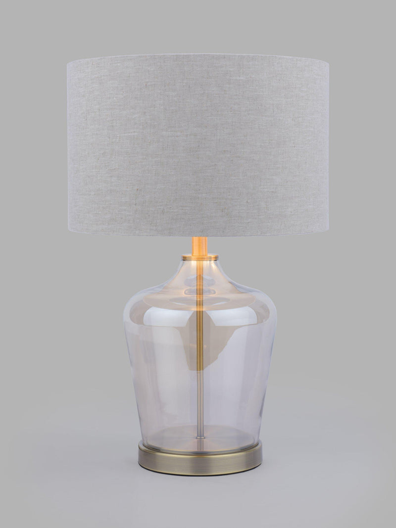 Laura Ashley Ockley Touch table lamp antique brass 54.5cm, UK version