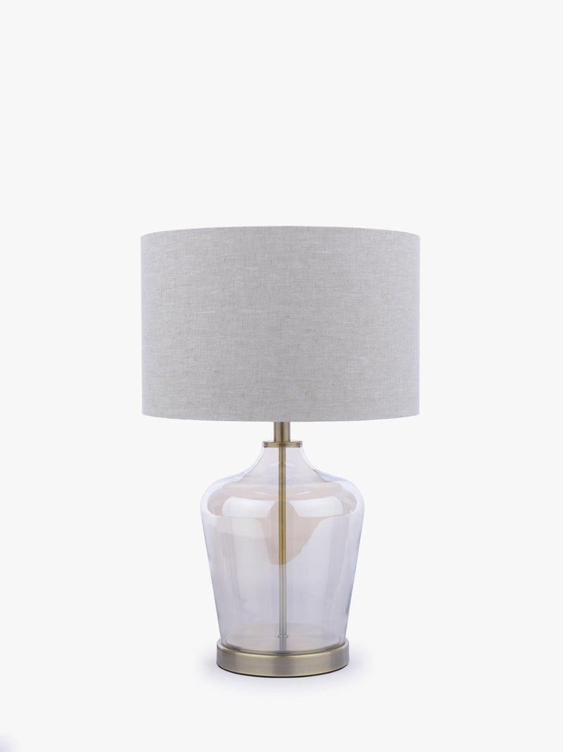Laura Ashley Ockley Touch table lamp antique brass 54.5cm, UK version