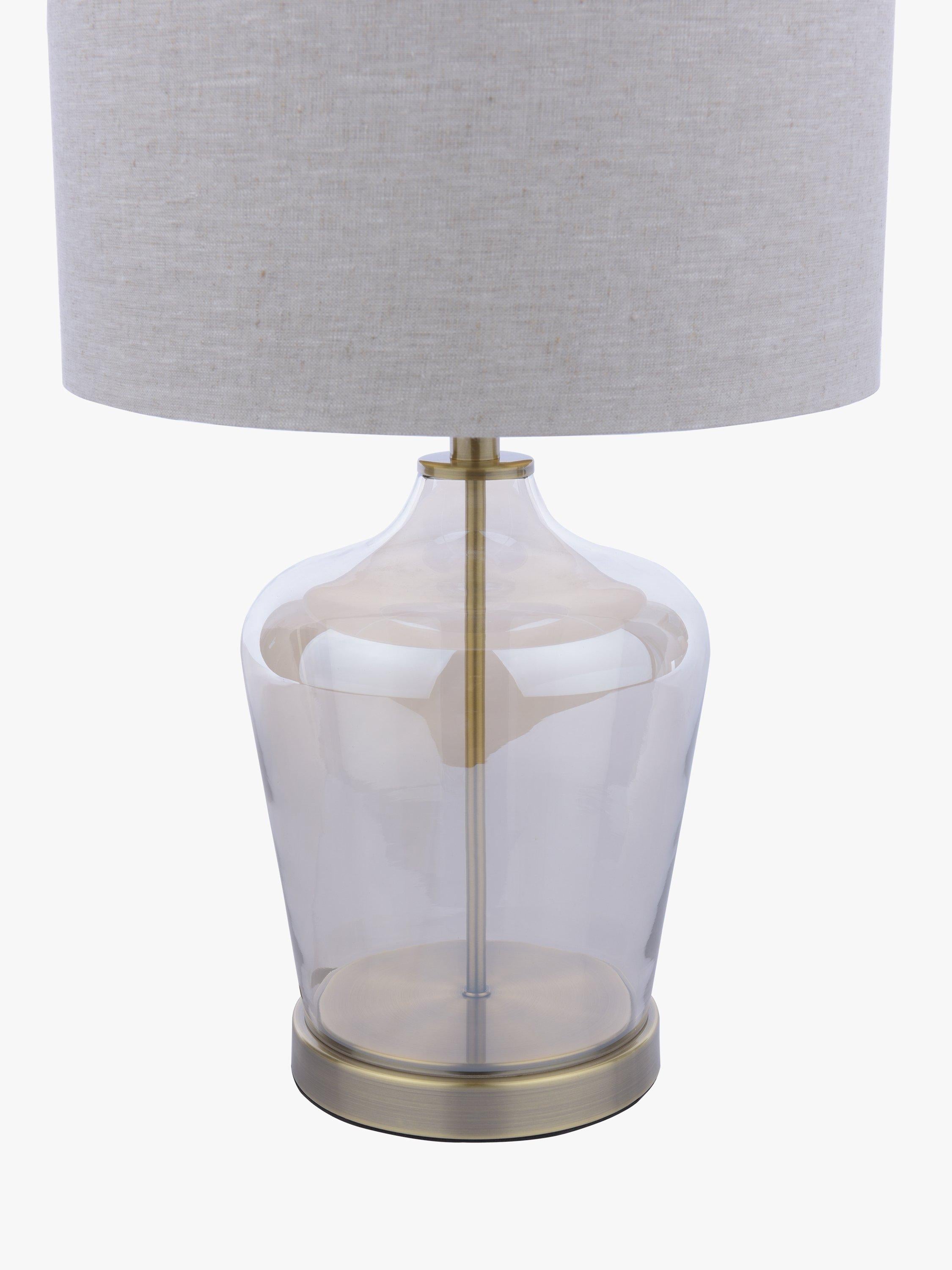 Laura Ashley Ockley Touch table lamp antique brass 54.5cm, UK version