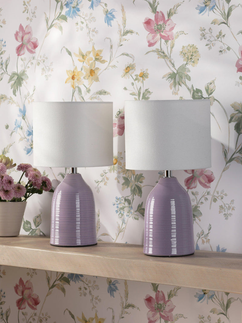 Laura Ashley Penny table lamp set of 2 - British product