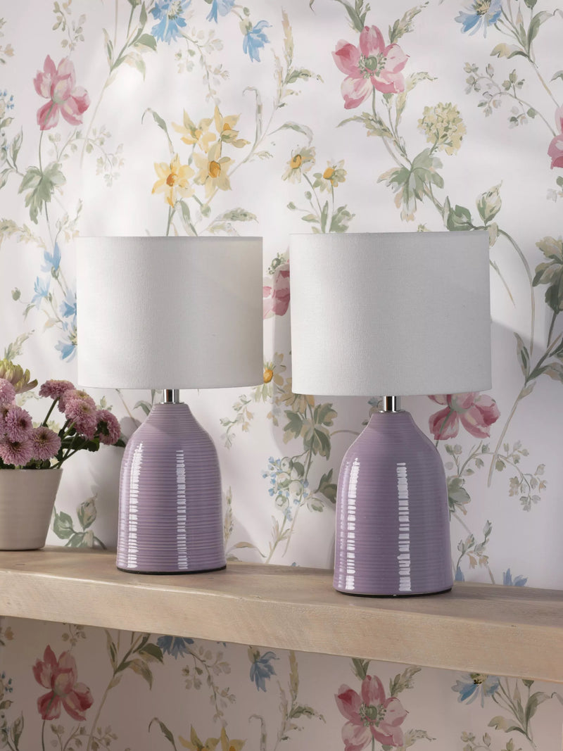 Laura Ashley Penny table lamp set of 2 - British product