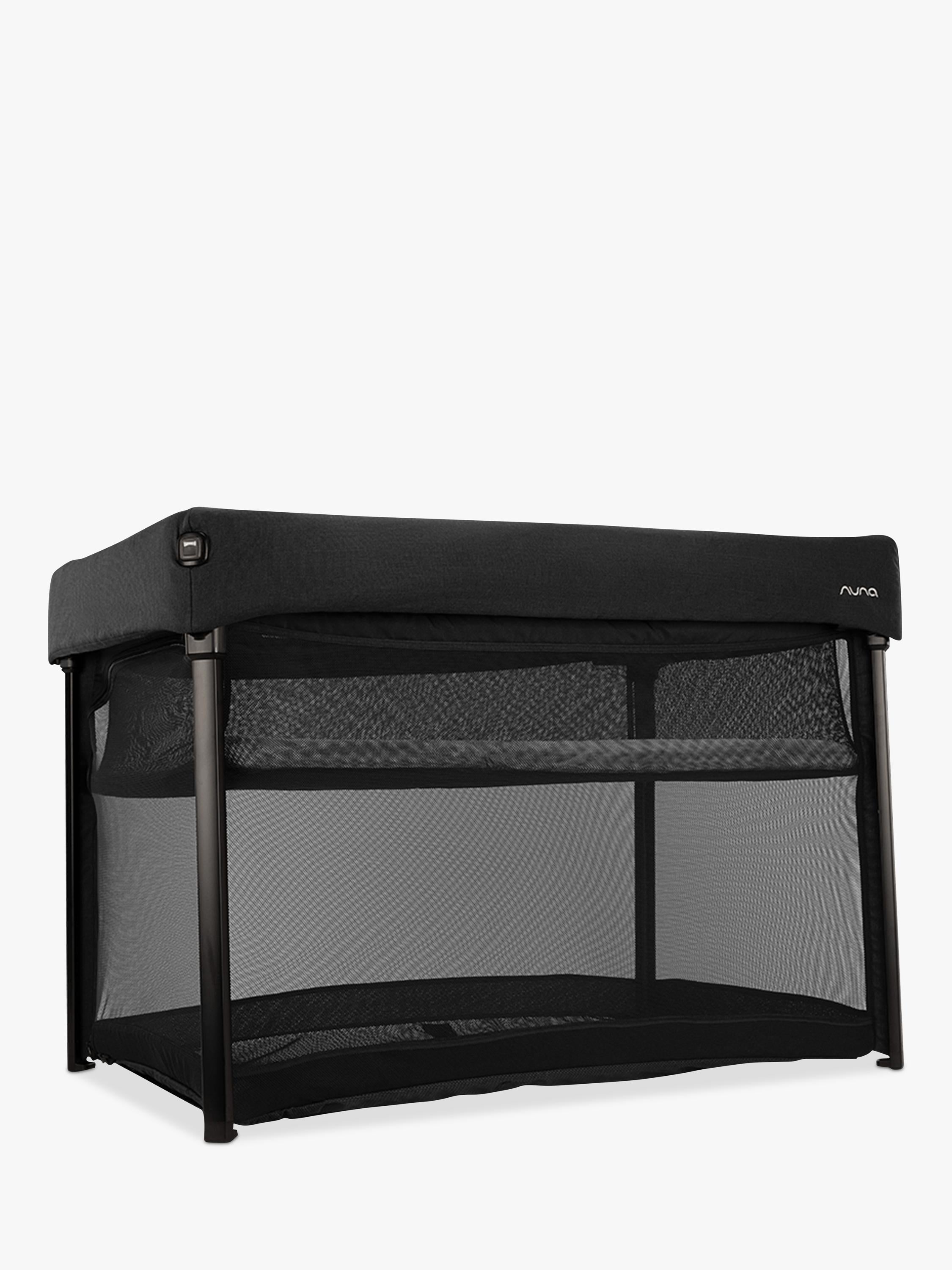 Nuna travel cot in Caviar, imported from the UK