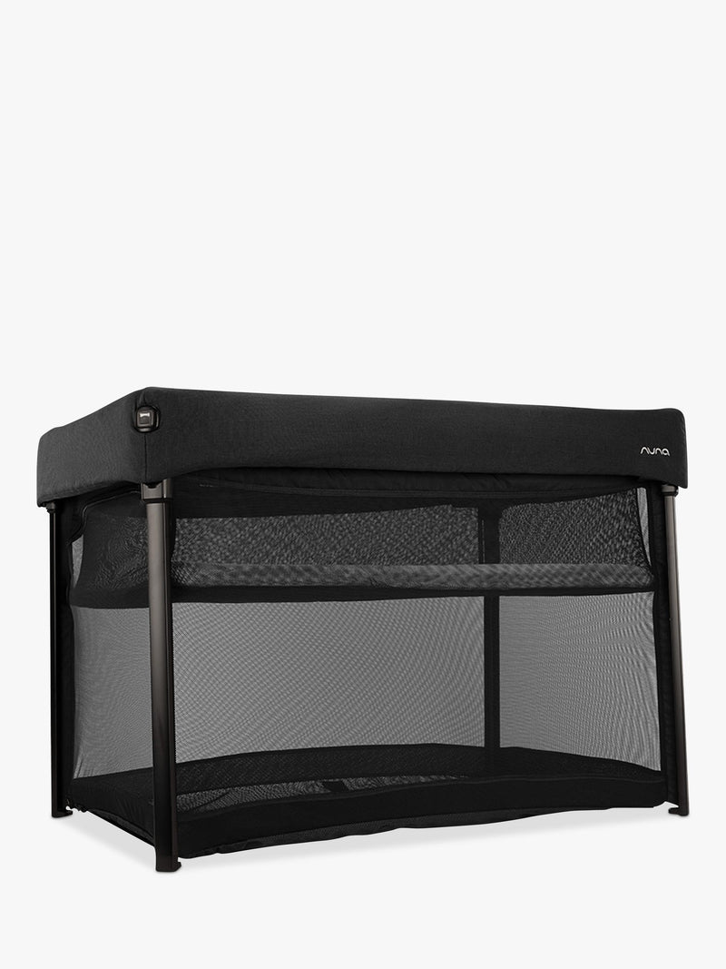 Nuna travel cot in Caviar, imported from the UK