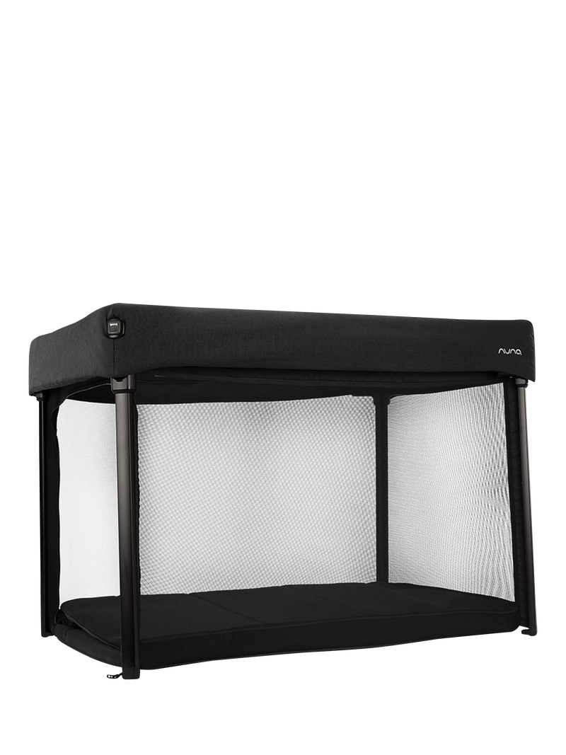 Nuna travel cot in Caviar, imported from the UK