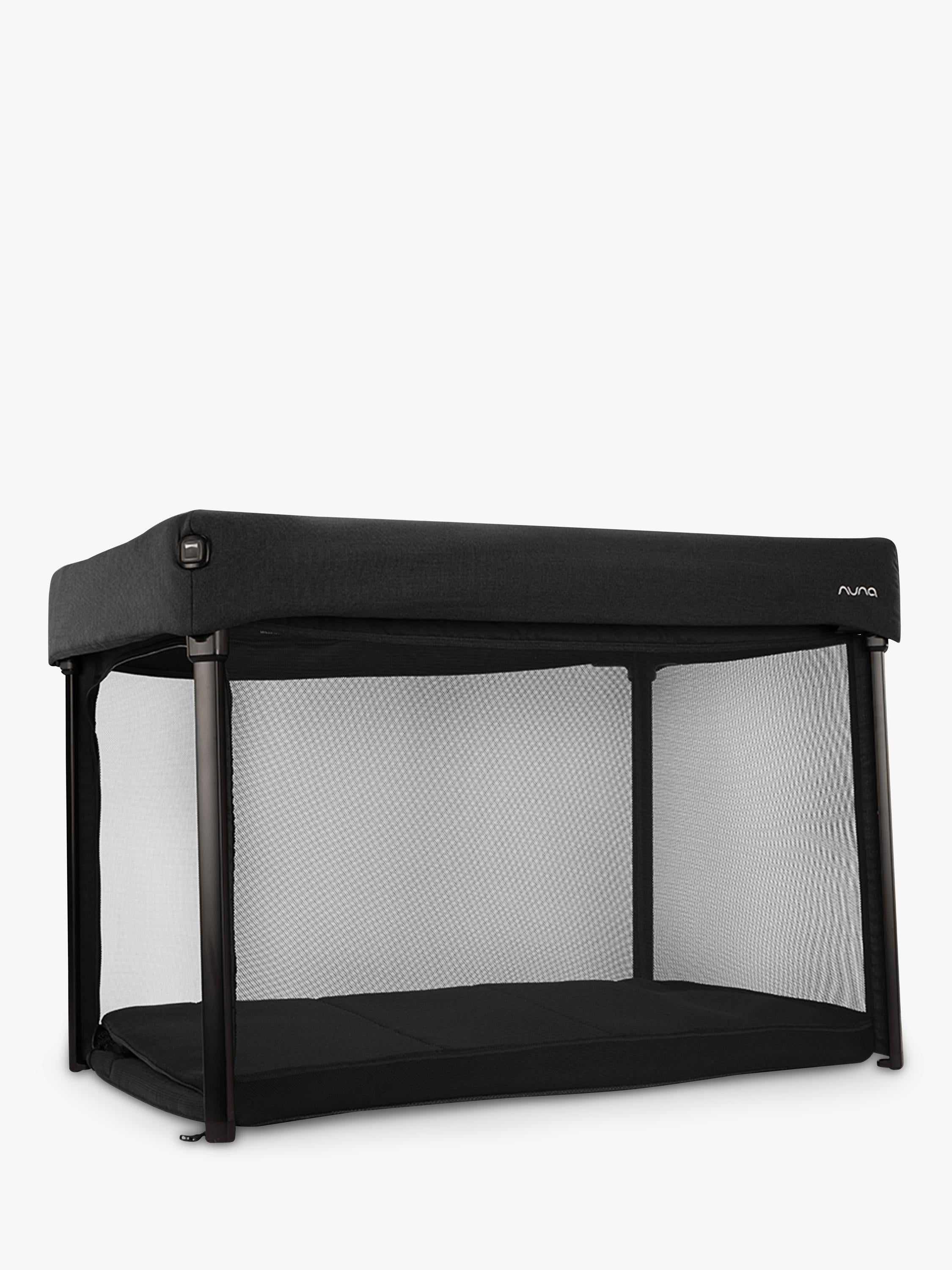 Nuna travel cot in Caviar, imported from the UK